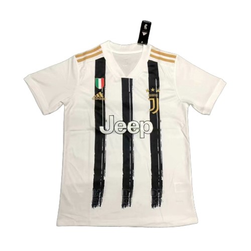 Tailandia Camiseta Juventus 1ª 2020-2021 Negro Blanco